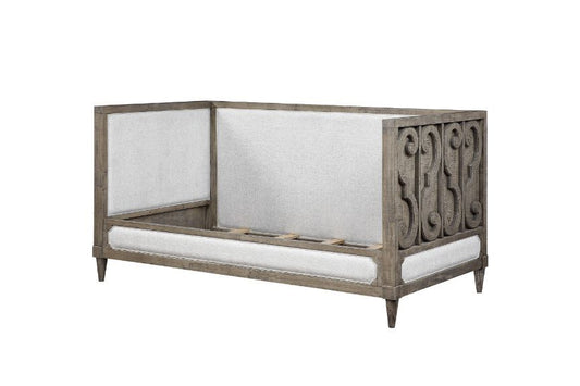 Artesia - Twin Daybed - Tan Fabric & Salvaged Natural
