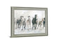 Galloping Mist - 28" x 34" Framed Wall Art - Gray
