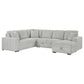 Devonshire - Sleeper Sectional Sofa Storage Chaise