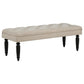 Marsha - 52" Upholstered Entryway Accent Bench - Latte