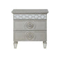 Varian - Nightstand - Silver & Mirrored