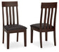 Haddigan - Dining UPH Side Chair (Set of 2) - Dark Brown