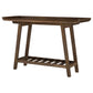Ornelas - Console Table With Slatted Shelf - Mango Brown