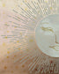 Celestial Blue Sun By Elizabeth Medley (Small) - Light Brown