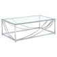 Lille - Glass Top Entryway Sofa Console Table Accents