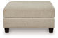 Steelwater Retreat - Oversized Accent Ottoman - Latte