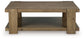 Flangren - Rectangular Cocktail Table - Light Brown
