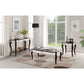 Mathias - Coffee Table - White & Walnut