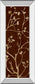 Branching Out I By Diane Stimson - Mirror Framed Print Wall Art - Dark Brown
