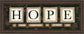 Hope By Anne Lapoint - Wall Art - Dark Brown