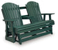 Shell Beach - Loveseat Glider - Green