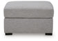 UrbanCrest - Oversized Accent Ottoman - Pewter