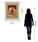 Fall Vignette Il By Carol Robinson - Mirror Framed Print Wall Art - Light Brown