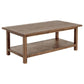 Payne - Wood Coffee Table with Shelf