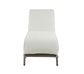 Salena - 13" Patio Sun Lounge - Beige Fabric & Gray