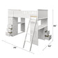 Willoughby - Twin Loft Bed - White