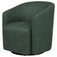 Mossbrook - Fabric Upholstered Swivel Accent Chair