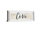 Love By Marla Rae - Mirror Framed Print Wall Art - White