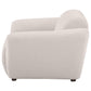Destino - Chenille Upholstered Splayed Arm Accent Chair - Greige