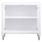 Cardella - 2 Door Mandala Accent Cabinet - Distressed White