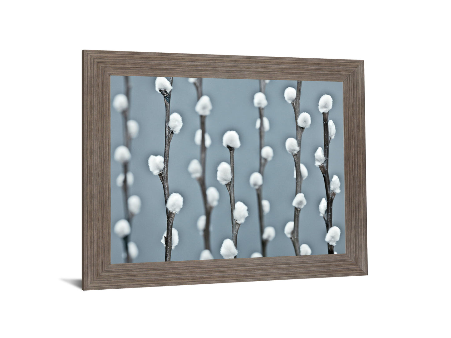 Winter Willow - 28" x 34" Framed Wall Art - Gray
