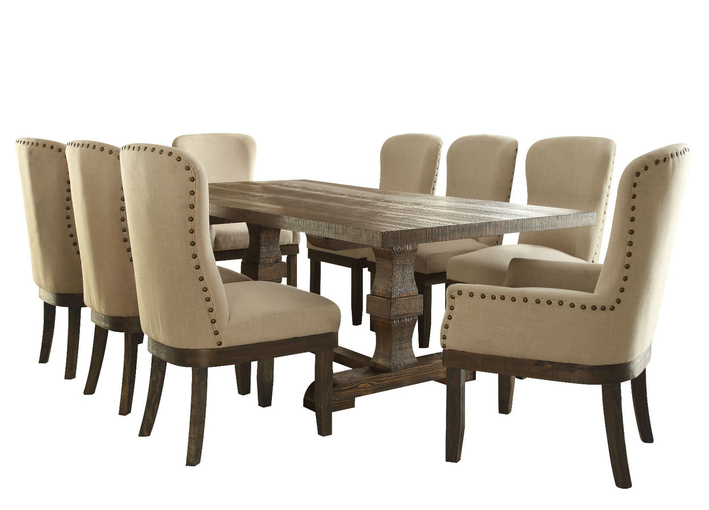 Landon - Dining Table With Leaf - Salvage Brown