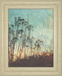Wild Grass By Amy Melious - Framed Print Wall Art - Light Blue