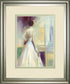 Getting Ready By Sutton - Framed Print Wall Art - Beige