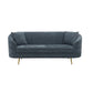 Nakendra - Sofa With 2 Pillows - Cobalt Blue Chenille
