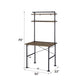 Ensata - Writing Desk - Rustic Oak & Black