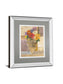 Rose By Hollack - Mirror Framed Print Wall Art - Gray