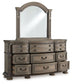 Ardenfield - Dresser And Mirror - Light Brown