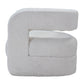 Yitua - Accent Chair - White Teddy Sherpa