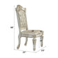 Vendome - Synthetic Leather Side Chair Set of 2) - Antique Pearl