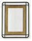 Beelman - Accent Mirror - Black / Brown