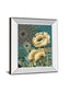 Inspired Blooms 2 By Conrad Knutsen - Mirror Framed Print Wall Art - Blue
