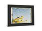 Blackeyed Susan's I By Meghan Mc Sweeney - Framed Print Wall Art - Light Blue