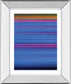 Abstract Blues By Mark Baker - Mirror Framed Print Wall Art - Blue