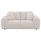 Burnett - Chenille Upholstered Wide Arm Loveseat