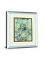 Translucent Succulents By Chelsea Kedron Mirrored Frame - Green