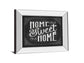 Home Sweet Home By Susan Ball - Mirror Framed Print Wall Art - Dark Gray