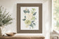 22x26 Spring Greens II By June Erica Vess - White