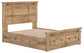 Makidern - Panel Storage Bed With Under Bed Storage Unit And Storage Footboard