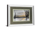 River Seine And The Eiffel Tower By Assaf Frank - Mirror Framed Print Wall Art - Gray