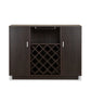 Hazen - 34.84" Wine Cabinet - Espresso