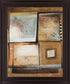 Golden Layers - 28" x 34" Framed Wall Art - Beige
