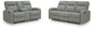 Gauntlet - 2 Pc. - Reclining Sofa And Loveseat - Sterling
