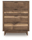 Chirason - Four Drawer Chest - Brown