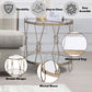 Zekera - End Table - Mirrored & Champagne