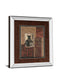 Artifact Revival I By Maria Donovan - Mirror Framed Print Wall Art - Dark Red